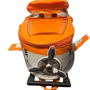 Disney Cars Planes "Dusty" Orange Rolling Children's Suitcase Luggage Travel Bag